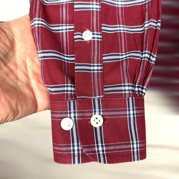NWOT Boy’s Brooks Brothers Fleece Plaid Cotton Long Sleeve Button Down Shirt L - Picture 7 of 13